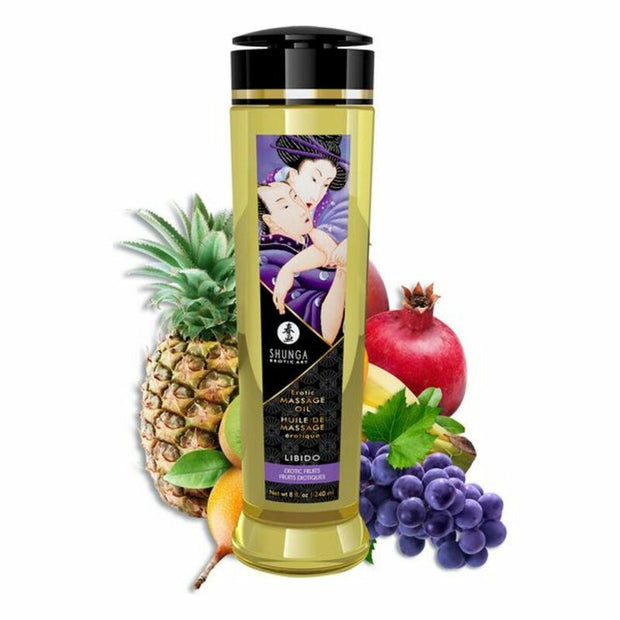 Erotisk Massageolja Shunga Líbido Exotiska frukter (240 ml)