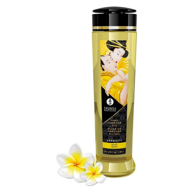 Shunga Hierontaöljy Serenity Monoi (240 ml)