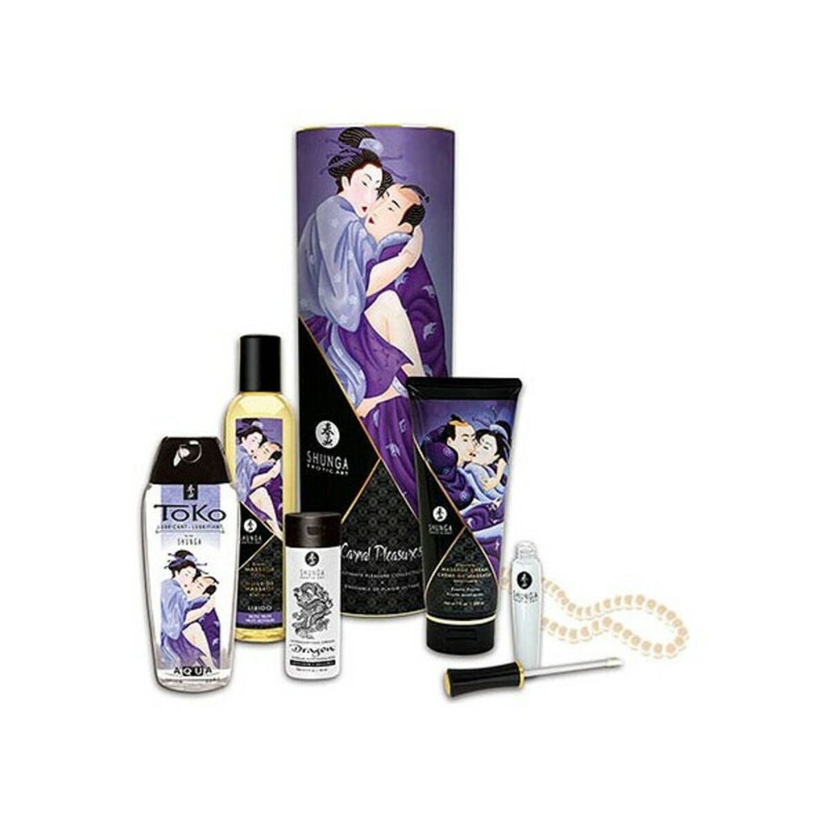 Shunga Carnal Pleasures -setti (6 kpl)