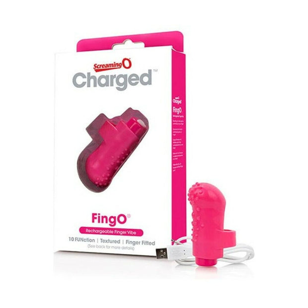 Charged FingO Fingervibrator Rosa The Screaming O Charged