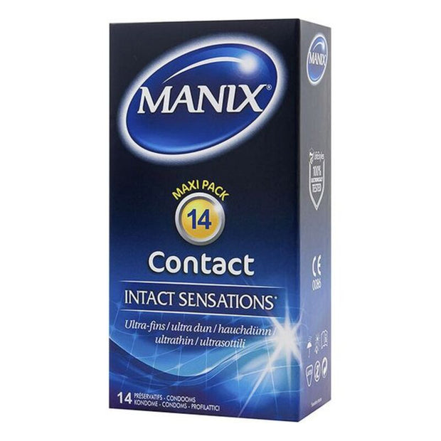Kondomit Manix Contact Ei 18,5 cm (14 uds)