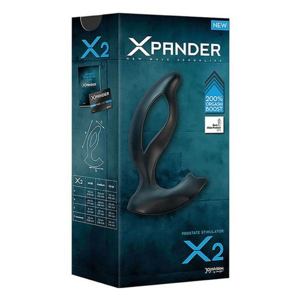 Xpander X2 Silikon Noir Prostatastimulator Joydivision 5152800000 (10,5 cm) Svart