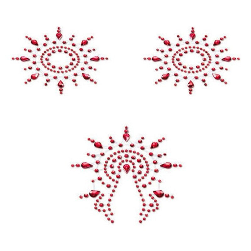 Gloria-set, rött Mystim (3 pcs)