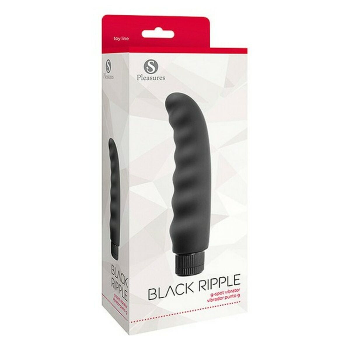 Vibrator S Pleasures Ripple Black Svart